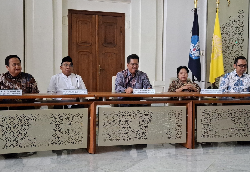 Rektor UI dan Wali Amanat Universitas Indonesia