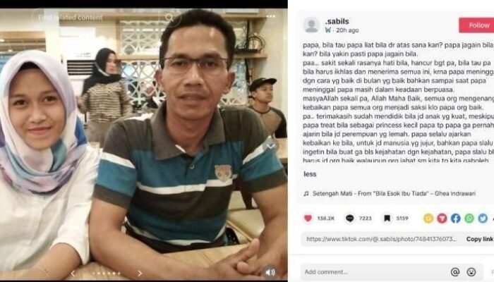 Pelukan Terakhir dan Duka Tanpa Ujung Salsabila Putri AKP Anumerta Lusiyanto