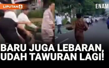 Viral Tawuran Usai Shalat Idul Fitri, Ternyata Cuma …