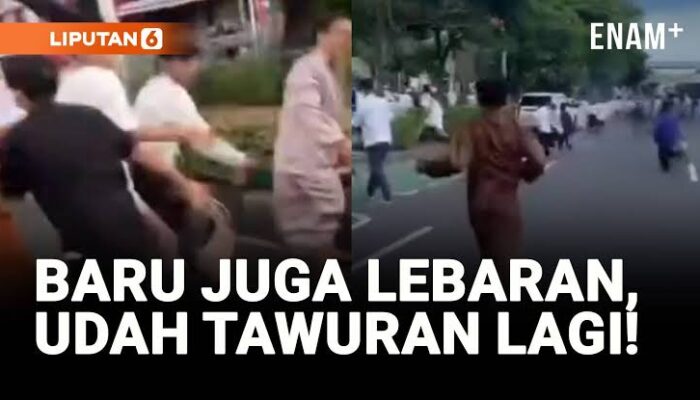 Viral Tawuran Usai Shalat Idul Fitri, Ternyata Cuma …