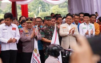 BEM PTNU bersama Polri Gelar Baksos Serentak Sambut Ramadhan