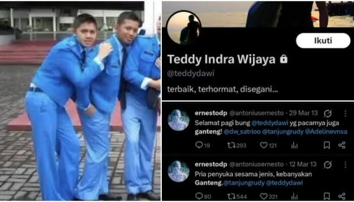Jejak Digital Diduga Sahabat Seskab Teddy Indra Wijaya Terungkap, Netizen Heboh dengan Isi Cuitannya