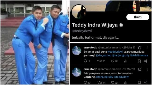 Jejak Digital Diduga Sahabat Seskab Teddy Indra Wijaya Terungkap, Netizen Heboh dengan Isi Cuitannya