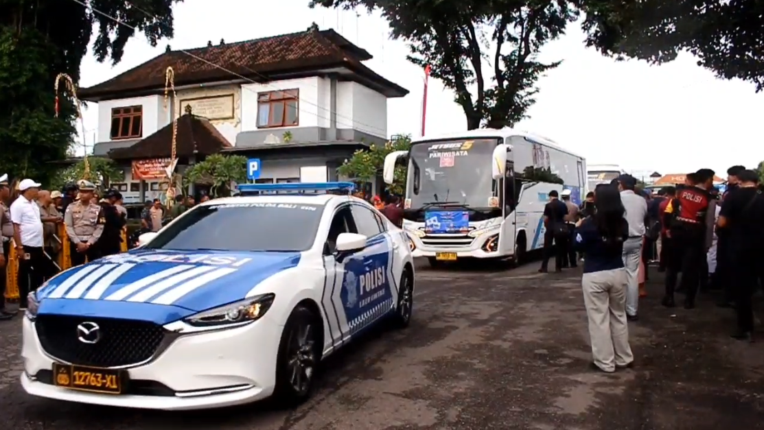Mudik Gratis Polda Bali Dilepas, 1.465 Warga Bali Menuju Kampung Halaman