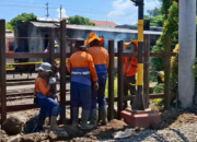 Sterilisasi Area Stabling di Stasiun Tugu Yogyakarta: KAI Daop 6 Lakukan Pemagaran Besi untuk Keamanan