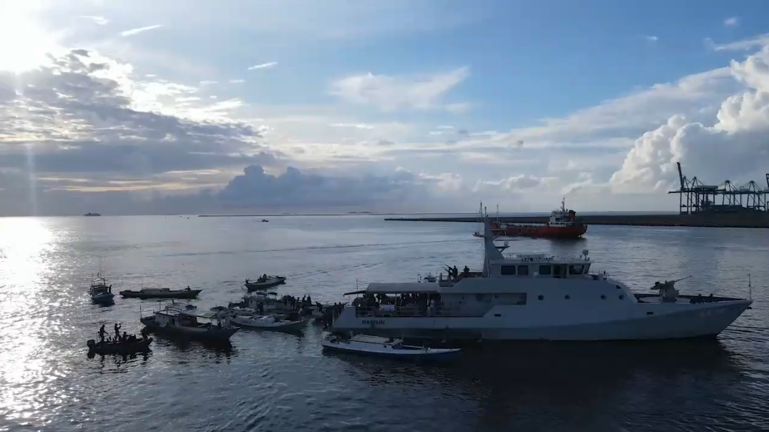 Jalur Mudik : TNI AL Perketat Keamanan Jalur Laut Lewat Edukasi di Tengah Laut TNI AL Perketat Keamanan Jalur Laut