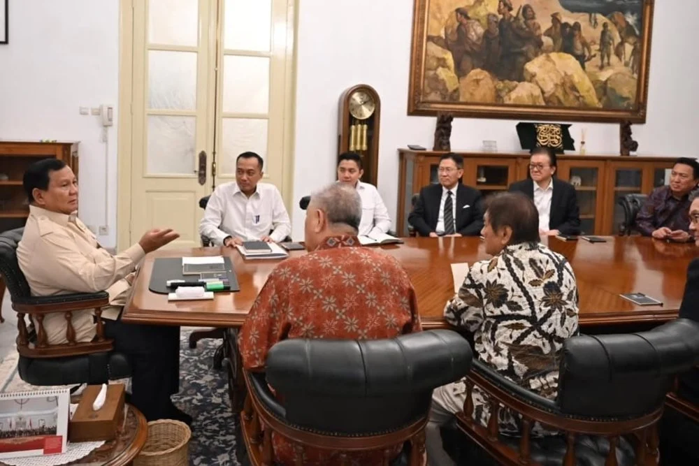 Prabowo Terbuka Kumpulkan Para Taipan Bahas Ekonomi Hingga Swasembada Pangan