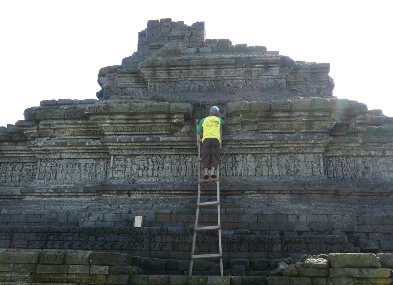 FOTO: Napak Tilas Candi Jago Peninggalan Tumapel-Majapahit  
