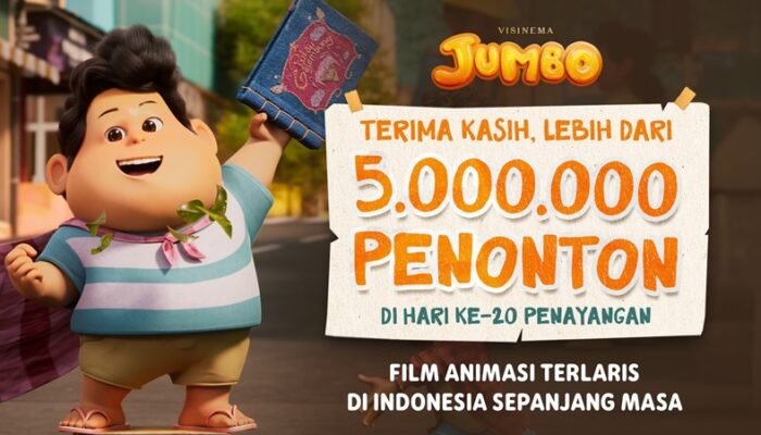 Tembus 5 Juta Penonton, Film Animasi Jumbo Masuk Top 10 Film Terlaris Indonesia Sepanjang Masa