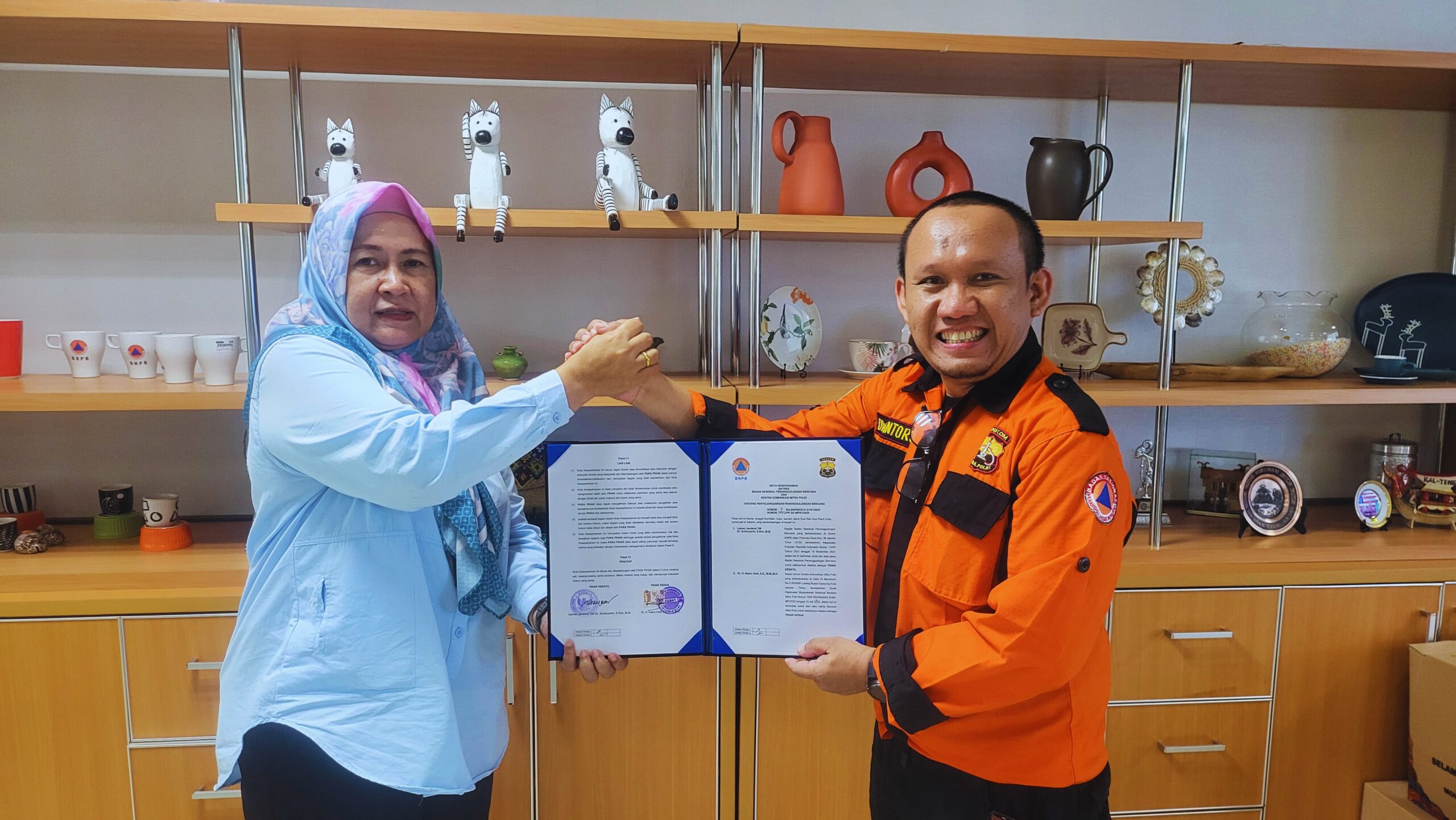 Senkom Mitra Polri dan BNPB Tingkatkan Sinergi dalam Penanggulangan Bencana