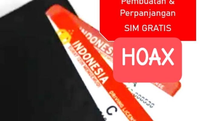 Korlantas Polri Tegaskan SIM Gratis 2025 adalah Hoaks