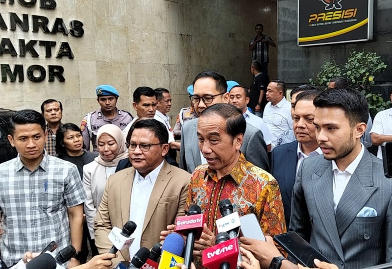 Jokowi di Polda Metro