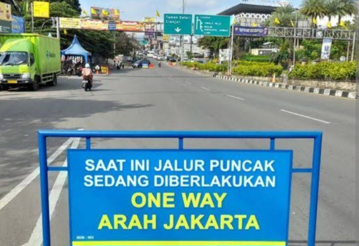 Sistem “One Way” di Kawasan Puncak Bogor Diberlakukan H+1 Lebaran 2025