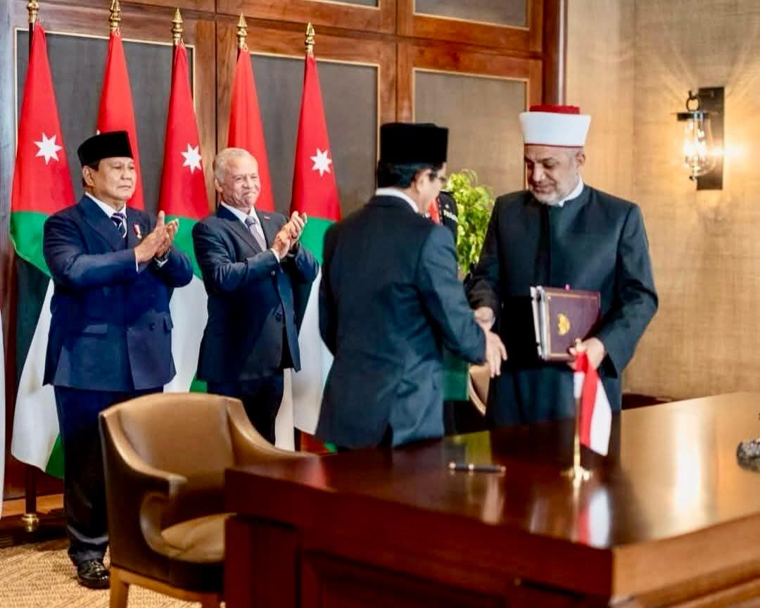 Prof Nasaruddin Umar MoU dengan Pemerintah Kerajaan Yordania