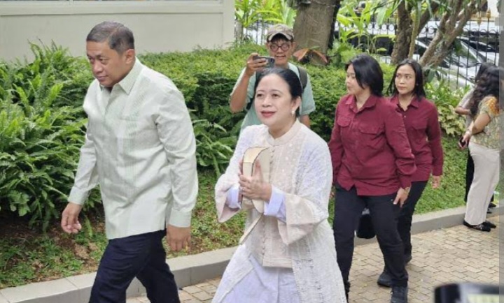 Pimpinan DPR Hadiri Open House Idul Fitri Ketua MPR RI 
