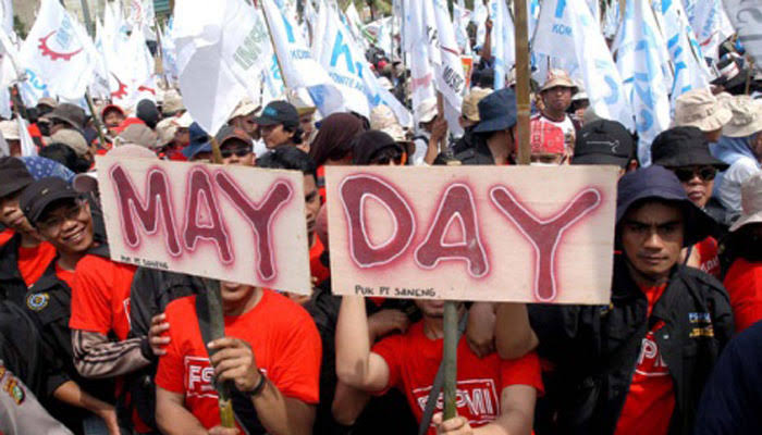 Aktivis Corong Rakyat Ajak Kaum Buruh Jaga Kondusifitas di May Day 2025