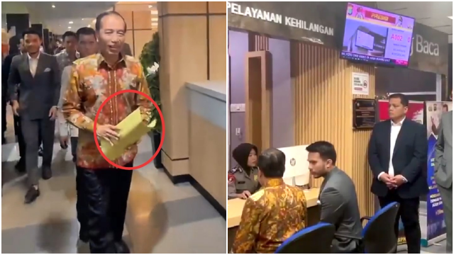 Netizen Soroti Jokowi Singgah di Loket Kehilangan Saat Buat Laporan Fitnah Ijazah Palsu