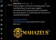 Akun X KPU Diretas, Muncul Promosi Judi dan Sindiran Ijazah Jokowi