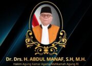 Hakim Agung Abdul Manaf Meninggal Dunia