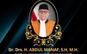 Hakim Agung Abdul Manaf Meninggal Dunia