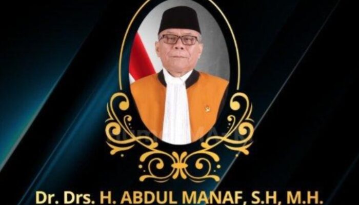Hakim Agung Abdul Manaf Meninggal Dunia