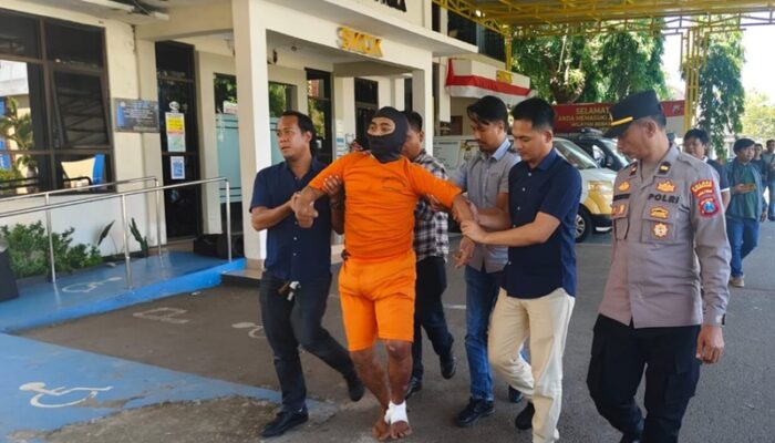 Polisi Bangkalan Bekuk Pembegal Guru SD, Kakinya Ditembak Gegara Melawan