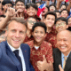 Emmanuel Macron di UNJ