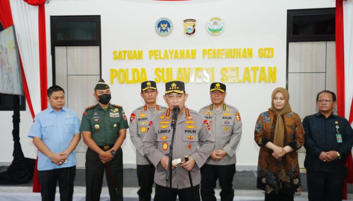 Kapolri Tinjau SPPG Polda Sulsel, Pastikan Kesiapan Dukung Suksesnya Program MBG