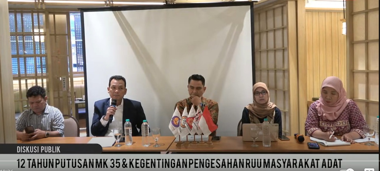 12 Tahun Putusan MK 35/2012 dan Kegentingan Pengesahan UU Masyarakat Adat