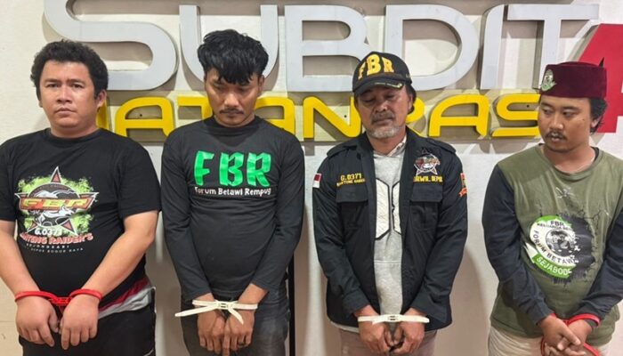 Polda Metro Berhasil Tangkap Ketua FBR Bojongsari dan 3 Anggotanya