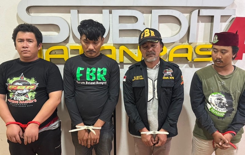 Ormas FBR Ditangkap Polisi