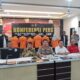 Polrestabes Makassar Konferensi Pers Kecurangan Seleksi Masuk Unhas