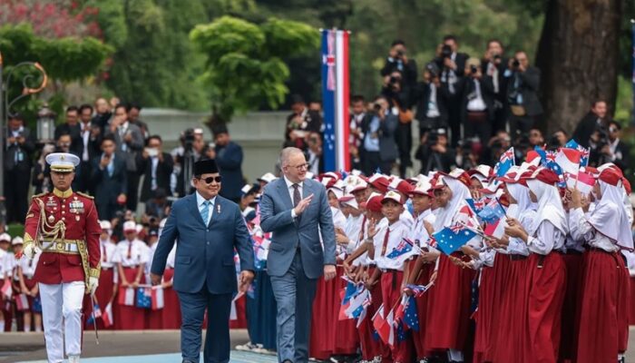 Prabowo dan Anthony Perkuat Kemitraan Strategis Indonesia-Australia 2025-2029