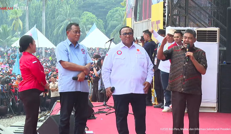 Presiden Buruh Sampaikan Aspirasi Langsung ke Prabowo di May Day 2025