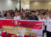 Kompak Tolak Anarkisme, Masyarakat Wonogiri Deklarasikan Zero Anarko