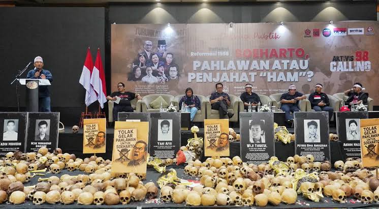 Aktivis 98 Serukan Tolak Gelar Pahlawan Soeharto