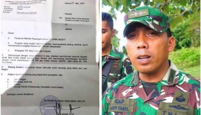 Viral! Dandim 0501 Jakarta Pusat Minta Barang TNI Diloloskan di Soetta