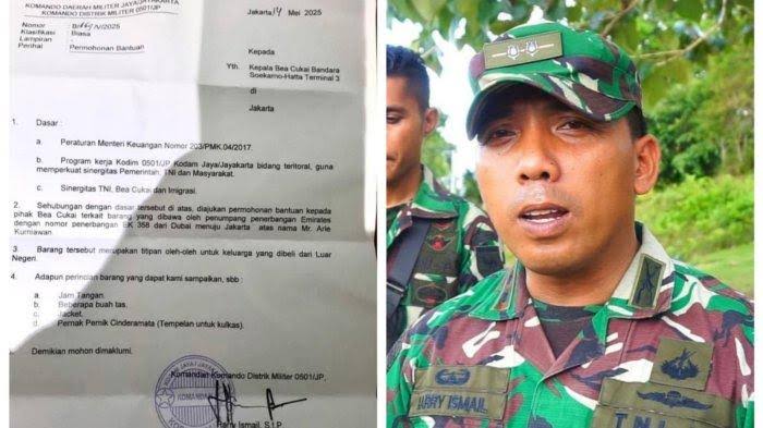 Viral! Dandim 0501 Jakarta Pusat Minta Barang TNI Diloloskan di Soetta