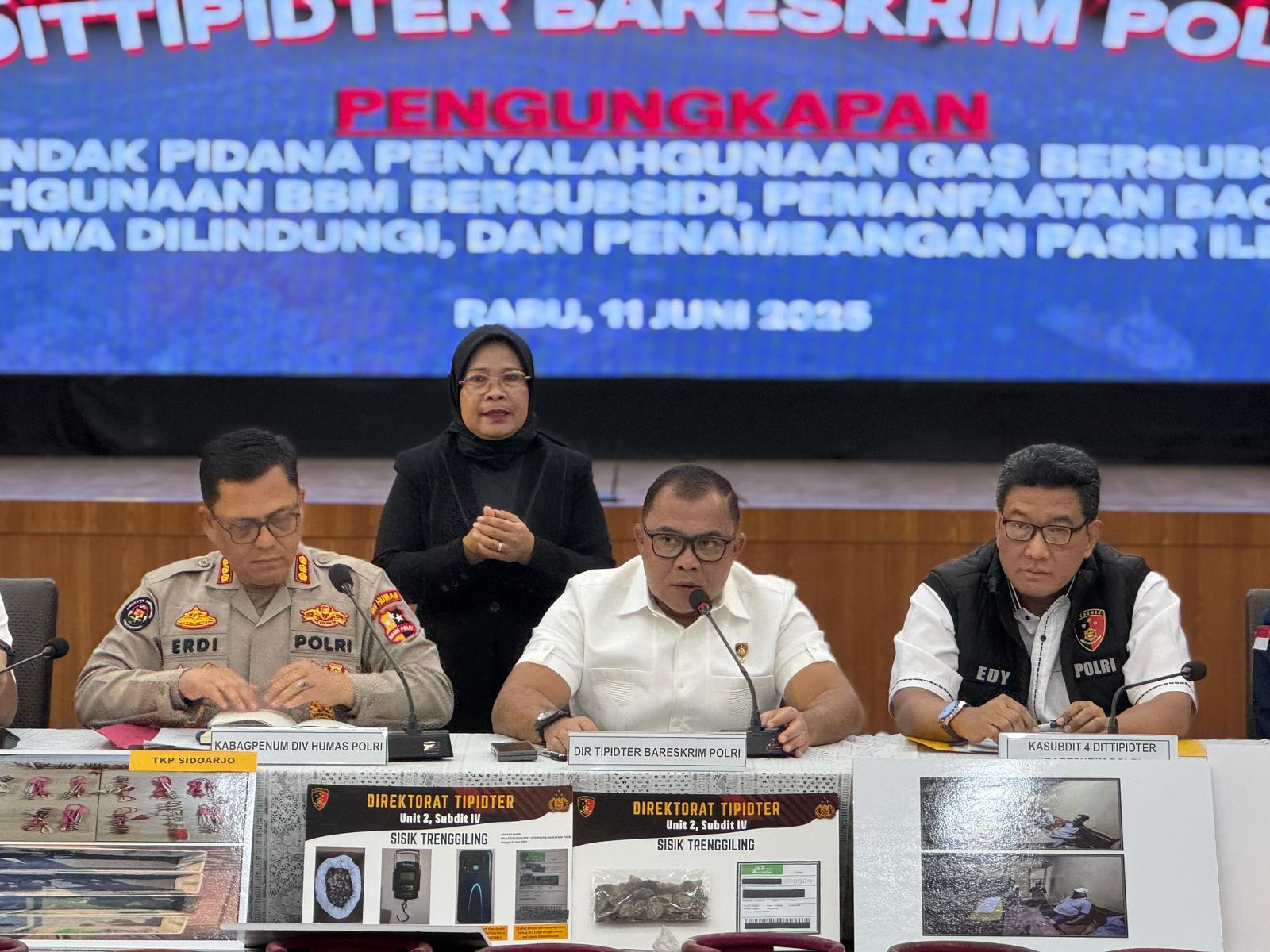 Dittipidter Bareskrim Polri Bongkar Jaringan Kasus Kakap Penyalahgunaan BBM dan Gas Subsidi