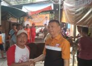 Penuh Kesederhanaan, DPP Partai Hanura Di Pemukiman Warga Penjaringan, Jakarta Utara Berbagi Qurban