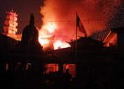 Kebakaran Lahap Habis Ruang Altar Vihara Lalitavistara Cilincing Jakarta Utara