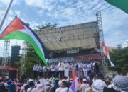 Ribuan Massa Serukan Solidaritas & Kemanusiaan dalam Aksi Bekasi Peduli Palestina Jilid III