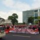 KSPI bersama Partai Buruh Gelar Aksi Solidaritas Palestina di Depan Kedubes AS Jakarta