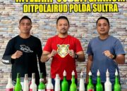 Ditpolairud Polda Sultra Amankan Seorang Nelayan Penguna Bahan Peledak di Perairan Pulau Bokori