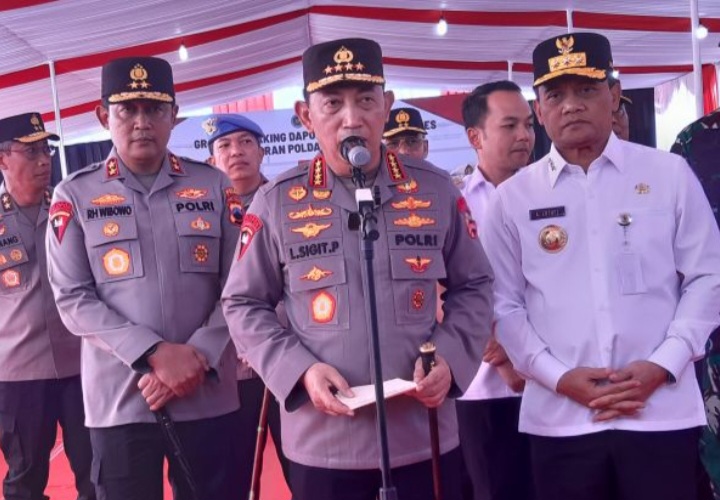 Groundbreaking 24 SPPG di Solo, Kapolri Sasar 90.717 Penerima MBG