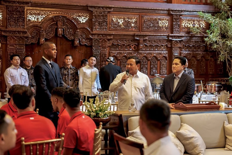 Prabowo Undang Timnas Indonesia