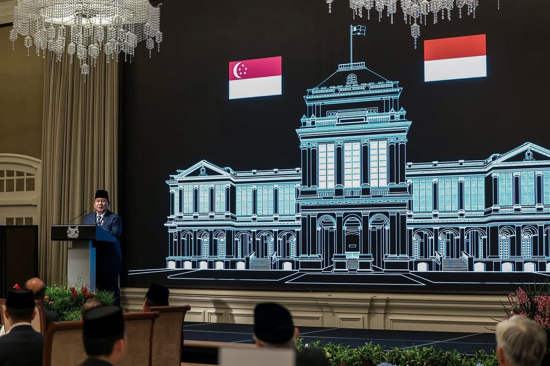 Prabowo di Singapura