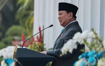 Presiden Prabowo di Gedung Pancasila