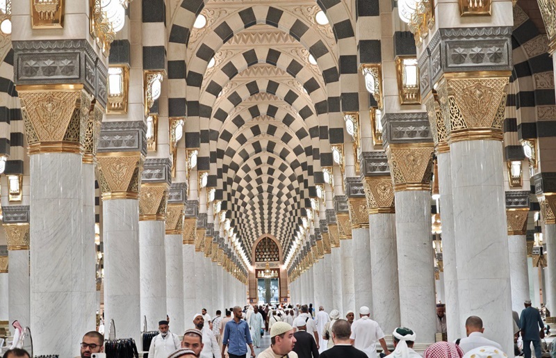 Suasana di Masjid Nabawi