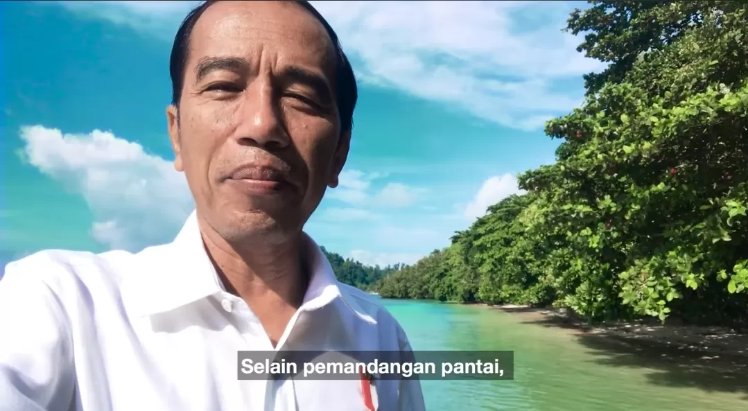 Viral Vlog Jokowi di Raja Ampat, Warganet Soroti Izin Tambang Nikel